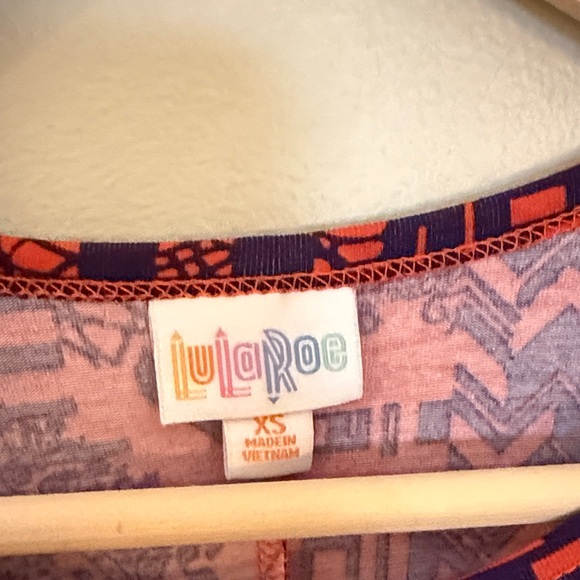 LuLaRoe Tribal Print Short Sleeve Dress Size XS - Picture 2 of 7